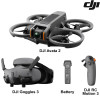 DJI - Avata 2 Fly More Combo (סוללה 1)