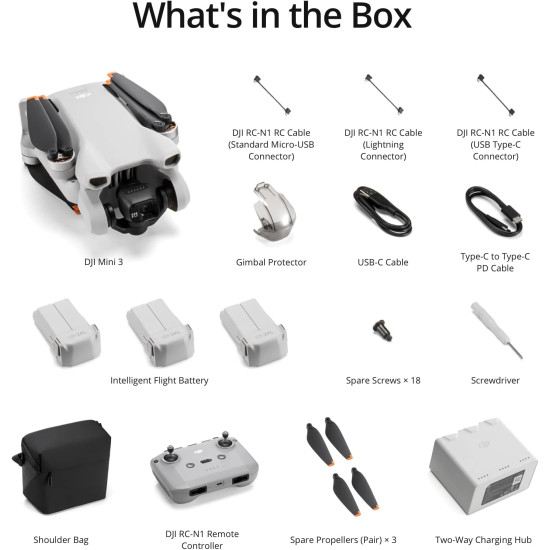 DJI - Mini 3 Combo Fly More