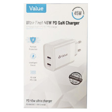 Value - Ultra Fast 45W - PD GaN Charger
