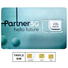 כרטיס סים טוקמן - פרטנר 5G - לא טעון