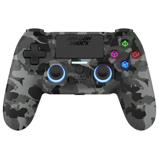 Dragon Shock - PlayStation 4 - Mizar - Grey Camo -  בקר אלחוטי
