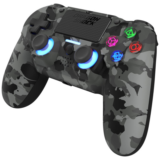 Dragon Shock - PlayStation 4 - Mizar - Grey Camo -  בקר אלחוטי