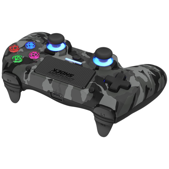Dragon Shock - PlayStation 4 - Mizar - Grey Camo -  בקר אלחוטי