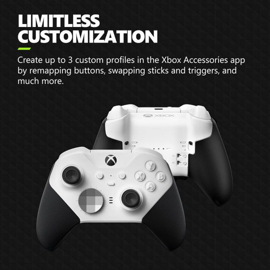Microsoft - XBOX Series - Wireless Controller - ELITE Series 2 לבן