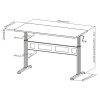Lumi - Sit-Stand Desk - N04-22D 