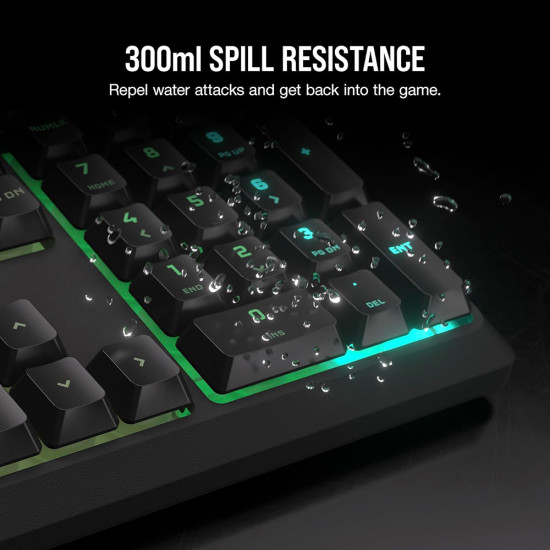 Corsair - K55 Core RGB - מקלדת גיימינג