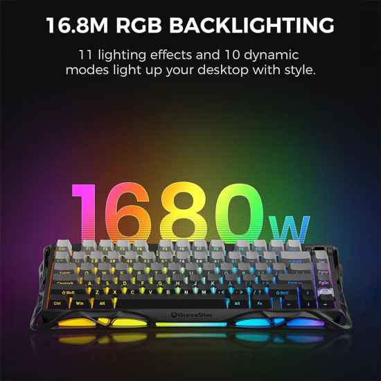 GravaStar - Mercury K1 RGB - מקלדת גיימינג