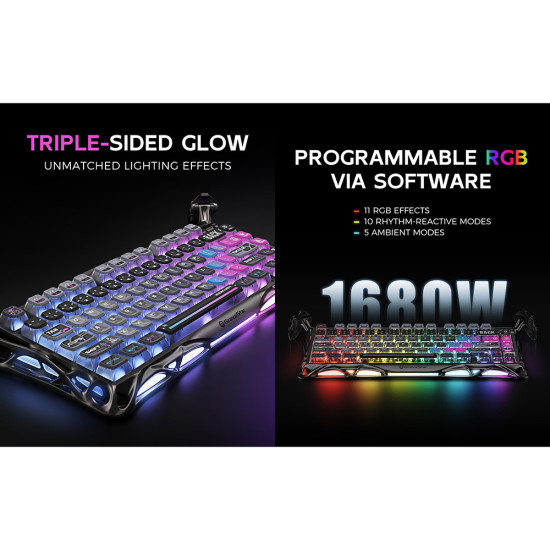 GravaStar - Mercury K1 Pro RGB - מקלדת גיימינג