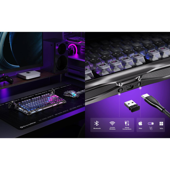 GravaStar - Mercury K1 Pro RGB - מקלדת גיימינג