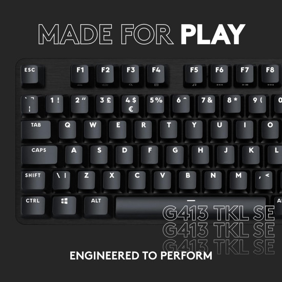 Logitech G413 TKL SE מקלדת מכנית גיימינג