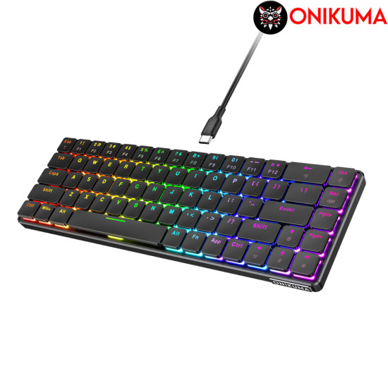 Onikuma - G29 Mechanical RGB - Black - מקלדת גיימינג מכנית