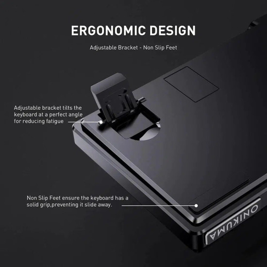 Onikuma - G29 Mechanical RGB - Black - מקלדת גיימינג מכנית