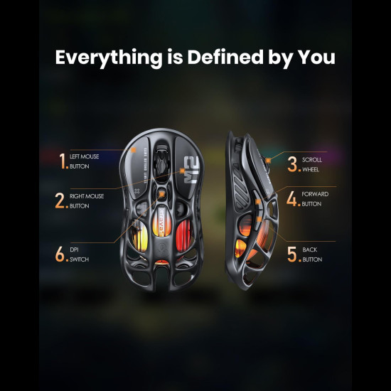GravaStar - Mercury M2 RGB - Gaming Mouse
