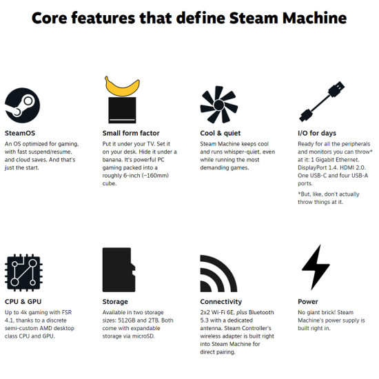 Valve - Steam Machine - 512GB