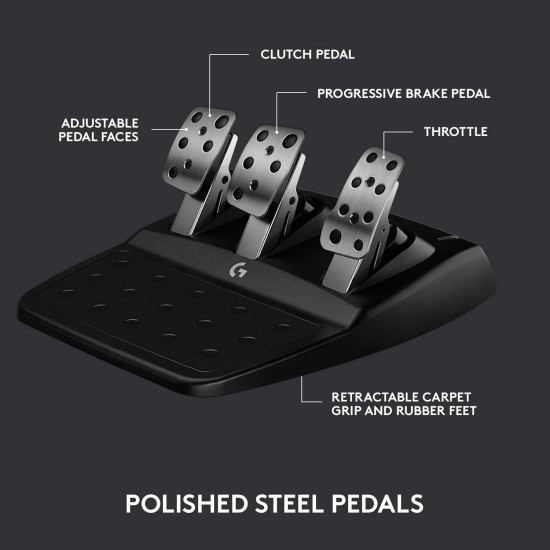 Logitech - G923 - TRUEFORCE - Gaming wheel 
