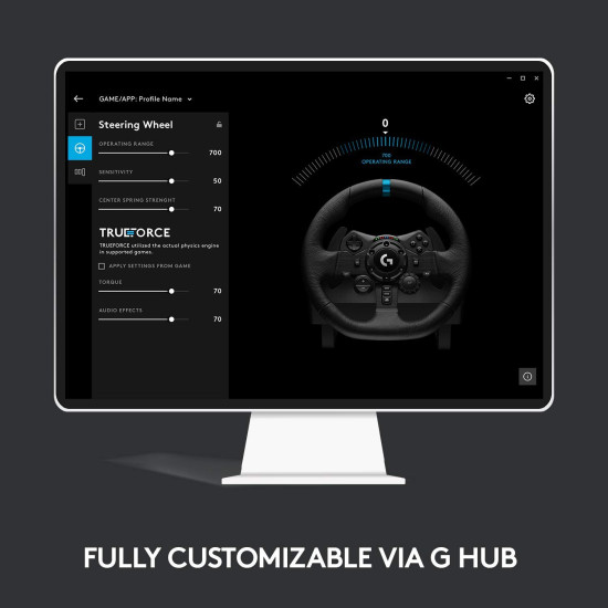 Logitech - G923 - TRUEFORCE - Gaming wheel 
