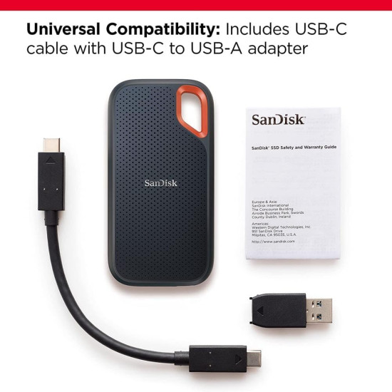 SanDisk Extreme - External SSD - 1TB