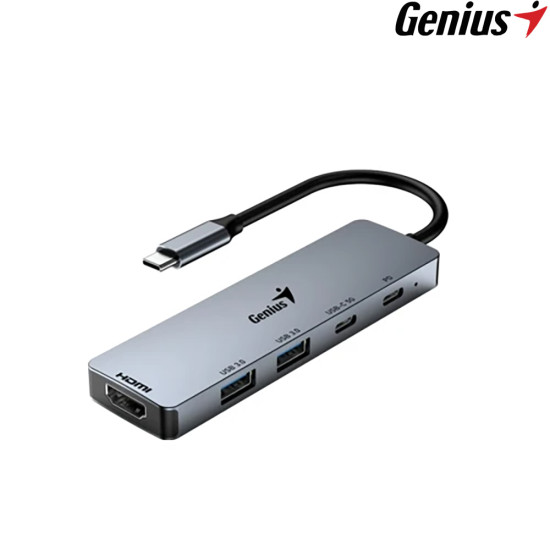 Genius - Type-C Hub - (USB3.0x2, Type-C, PD, HDMI)