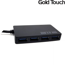 Gold Touch - HUB – 4 Ports - USB3.0 מפצל כולל מטען