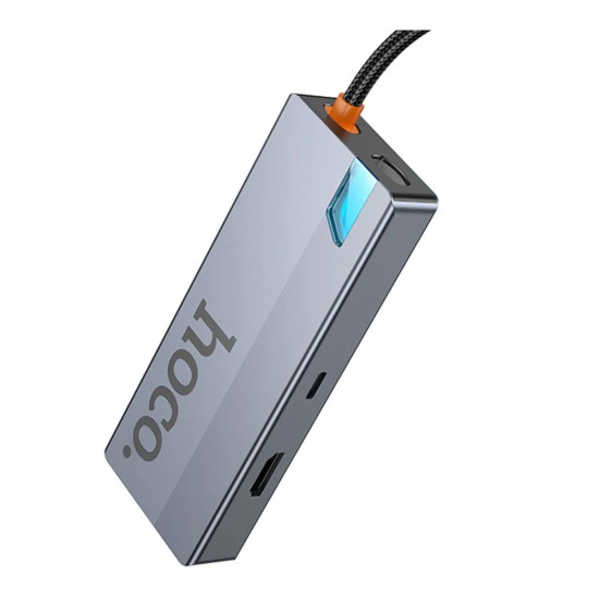 Hoco - HB50 - Type-C Hub - (USB3.0x3,HDTVx1,PDx1)