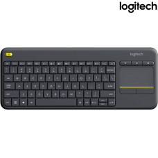 Logitech - K400 Plus - Keyboard with a Touchpad