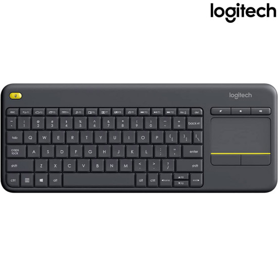 Logitech - K400 Plus - Keyboard with a Touchpad