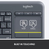 Logitech - K400 Plus - Keyboard with a Touchpad