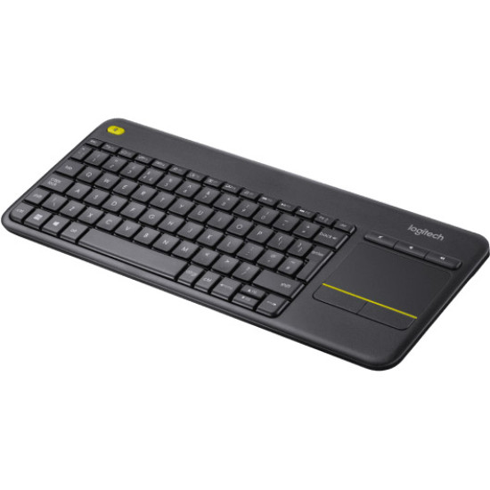 Logitech - K400 Plus - Keyboard with a Touchpad