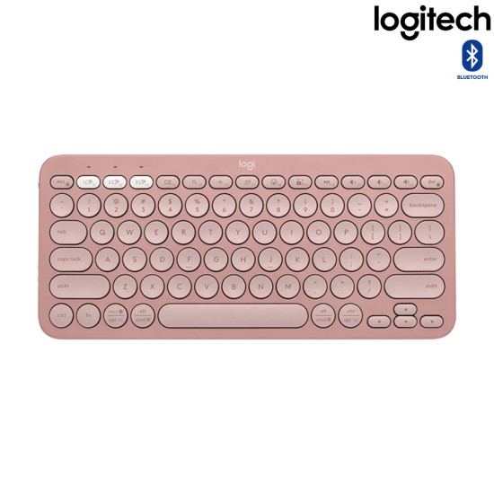 Logitech - Pebble Keys 2 - K380S - Rose