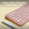 Logitech - Pebble Keys 2 - K380S - Rose