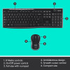 Logitech MK270 מקלדת ועכבר
