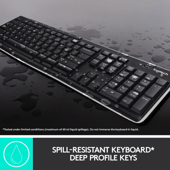 Logitech MK270 מקלדת ועכבר
