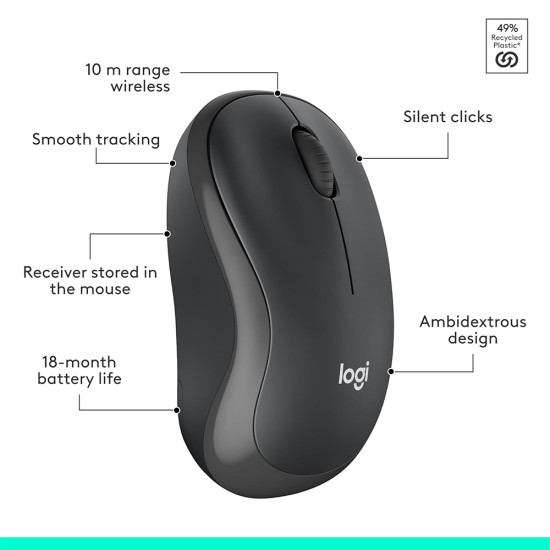 Logitech MK295 מקלדת ועכבר