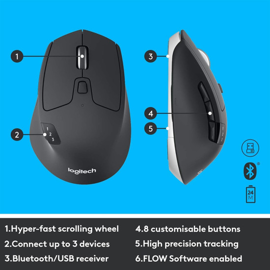 Logitech - MK345 - מקלדת ועכבר
