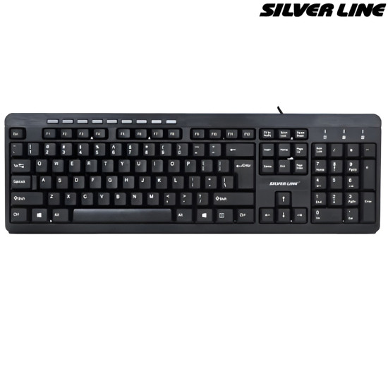 Silver Line - KB-889 - Wired keyboard - (RUS-HEB-ENG)