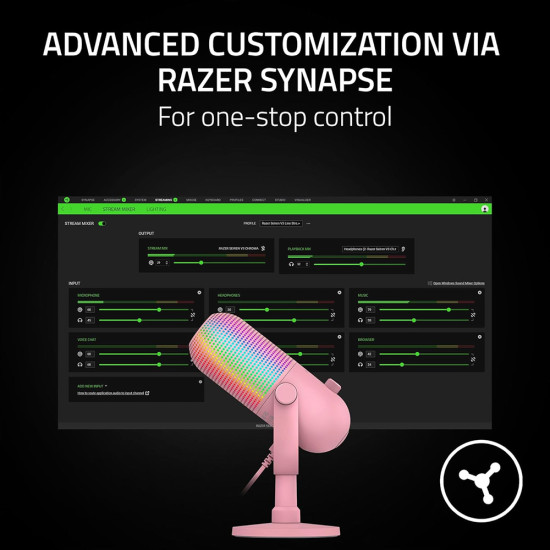 Razer - Seiren V3 Chroma - ורוד