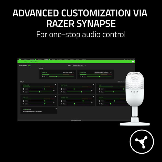 Razer - Seiren V3 Mini - לבן