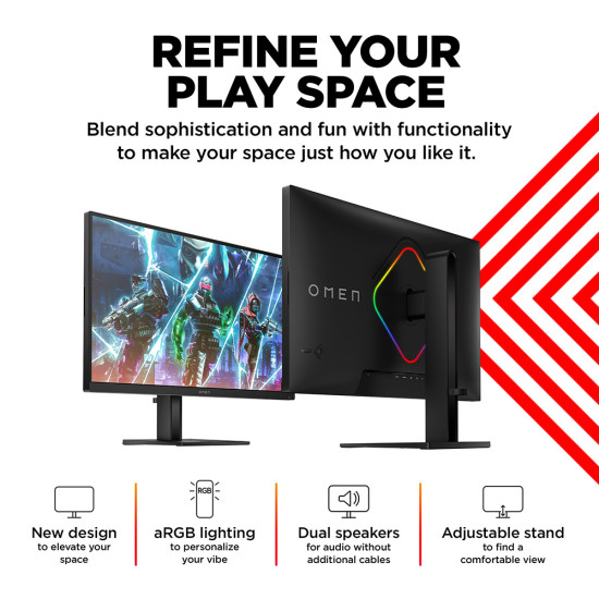 HP - 27" - Omen 27QS - מסך גיימינג גדול