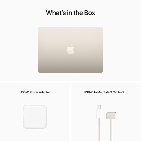 Apple - MacBook Air - 13.6″/M2 - 16GB/256GB/macOS - Starlight