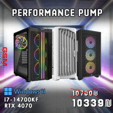 מחשב גיימינג - Performance Pump - i7 - RTX4070 - Windows 11