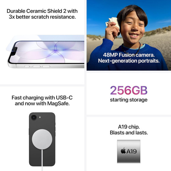 Apple - iPhone 17e - 256GB - 6.1" 