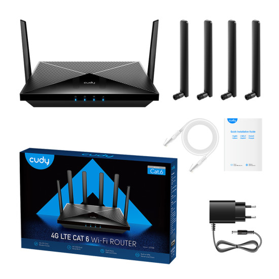 Cudy - LT700 - 4G LTE AC1200 - WiFi Router