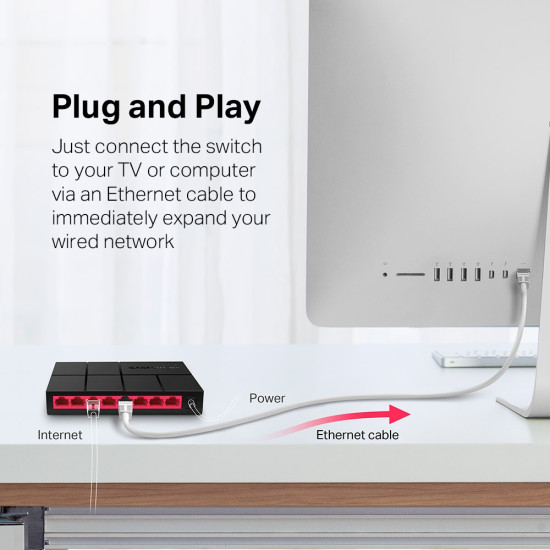 Mercusys - MS108G - Switch 8-Port 1000Mbps