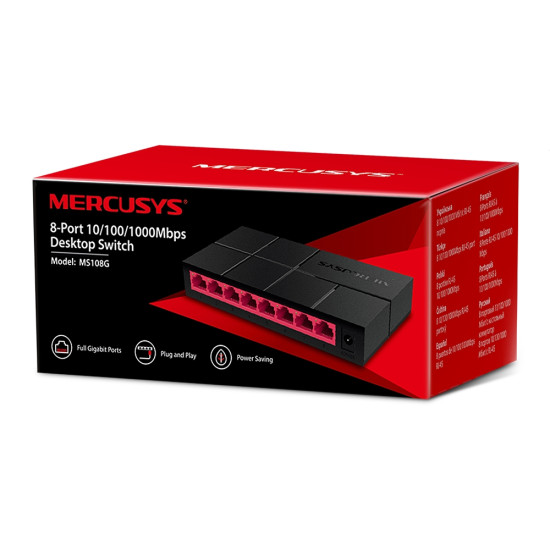 Mercusys - MS108G - Switch 8-Port 1000Mbps